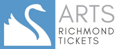 Logo with a white swan in profile on a blue background – Arts Richmond tickets
