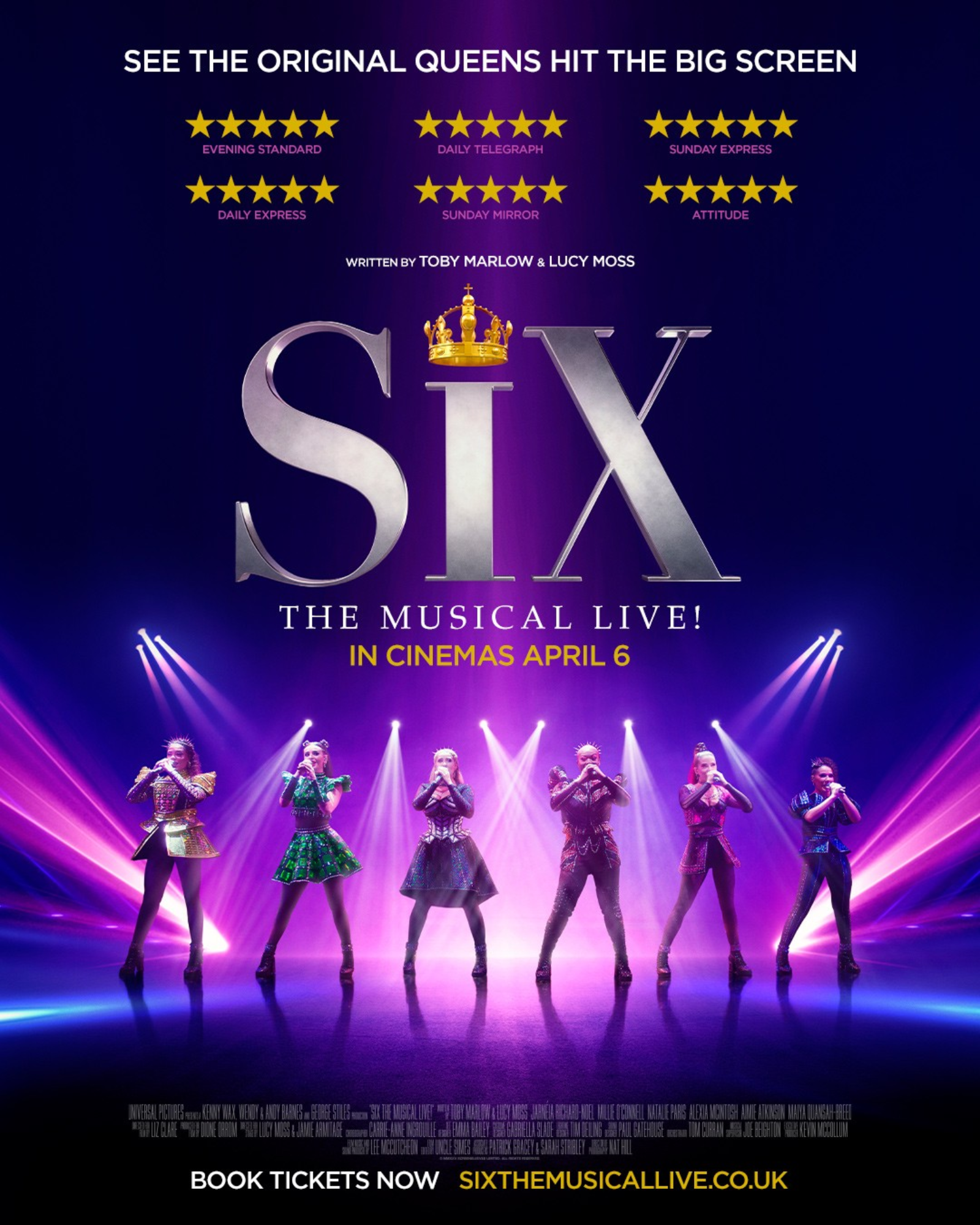 Six The Musical Live poster